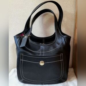 COACH | Legacy Ergo Hobo Leather Bag | Y2K | Black